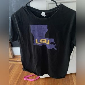 Pair of women’s  LSU short sleeved tshirts.
